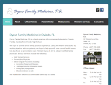 Tablet Screenshot of dycusfamilymedicine.com